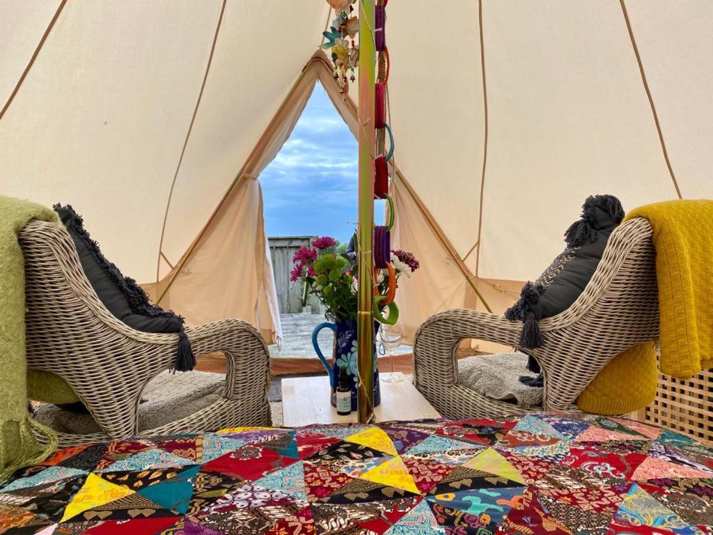 Coastal Stay Bell Tent Porthgain Ngoại thất bức ảnh